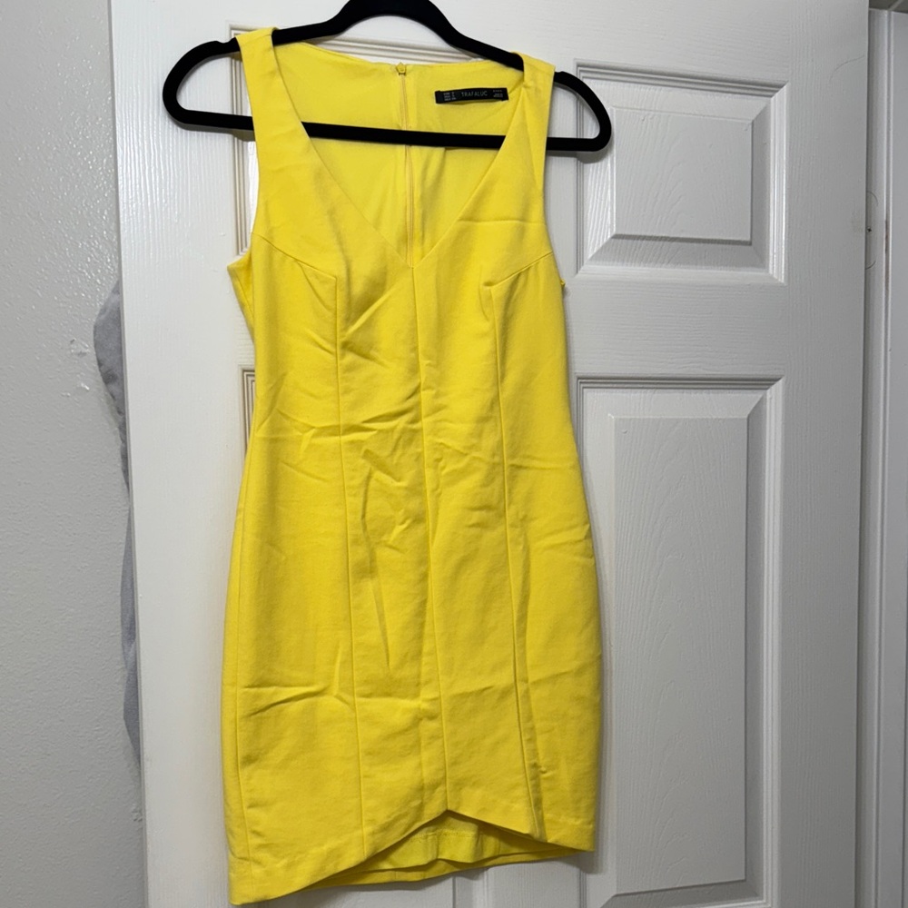 Zara Yellow Mini Dress
